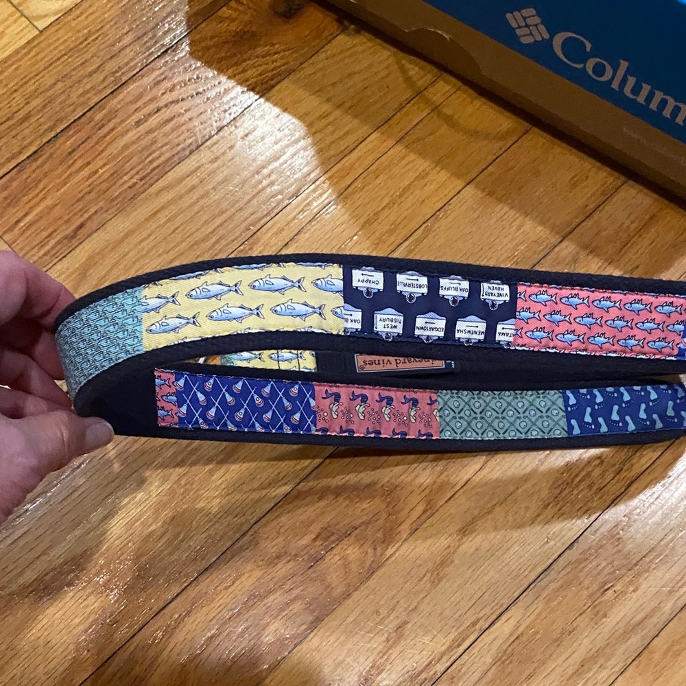 Vineyard Vines Multicolor Patterned Belt